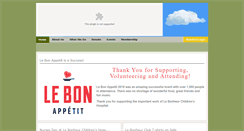 Desktop Screenshot of lebonheurclub.org
