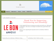 Tablet Screenshot of lebonheurclub.org